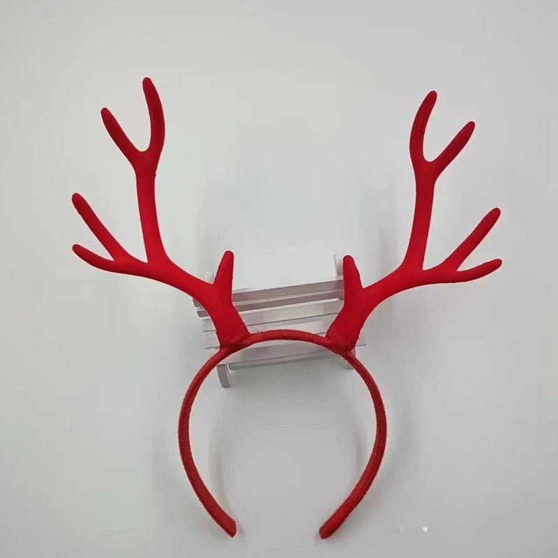 10 Pairs Deer Antler Headbands 17cm – Christmas Costume Accessory Costume Headband Babs red headband