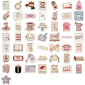 50PCS Bookish Stickers Pack – Book Lover PVC Decals Decorative Sticker Pack Babs one size Multicolor