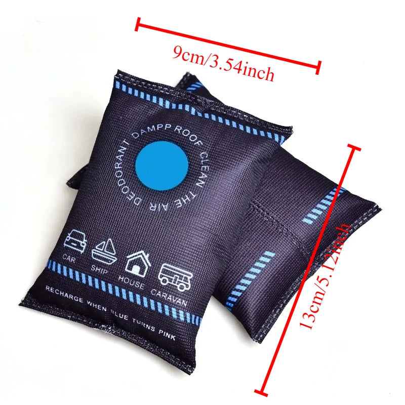 2-Pack Color Changing Silica Gel Desiccant Moisture Absorber Bags Moisture Absorber Bags Babs