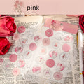 15pcs Rose Wax Seal Stickers for Scrapbooks & Envelopes Wax Seal Stickers Babs Pink