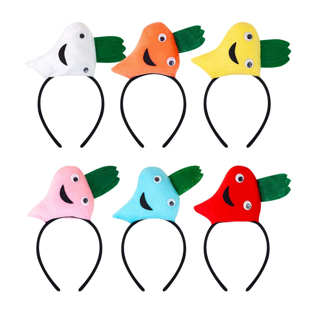 Cute Carrot Hair Hoop – Cosplay Headwear for Kids & Adults Costume Hair Hoop Babs