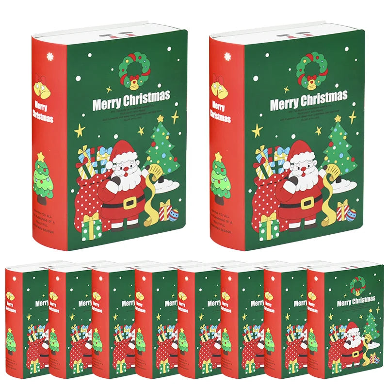 Book-Shaped Christmas Candy Gift Box – Santa Claus, 3/5 Pcs Christmas Gift Box Babs