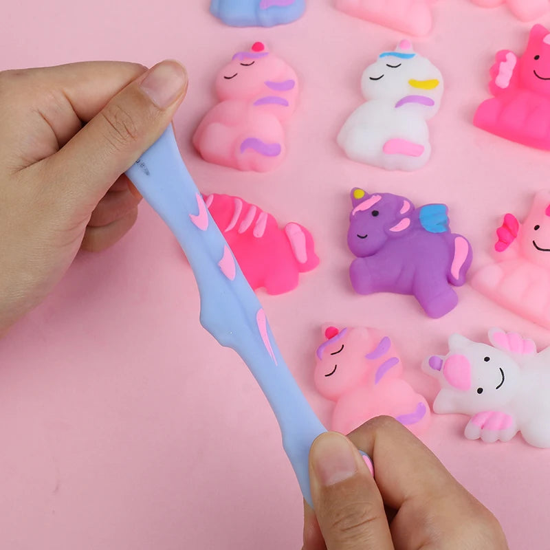 10/20Pcs Unicorn Squishy Toys – Kids Party Favors & Gifts Squishy Fidget Toy Babs