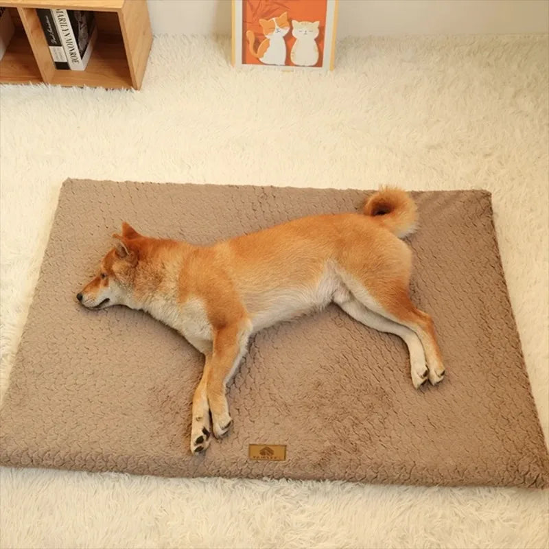 3D Foam Dog Bed | Washable Faux Fur, Waterproof, Anti-Slip Dog Bed Babs