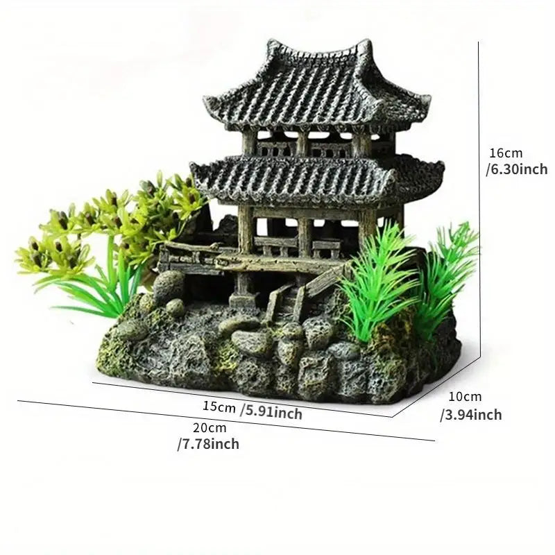 Resin Aquarium Decoration Ornament – Fish Tank Aquascaping Decor Aquarium Ornament Babs