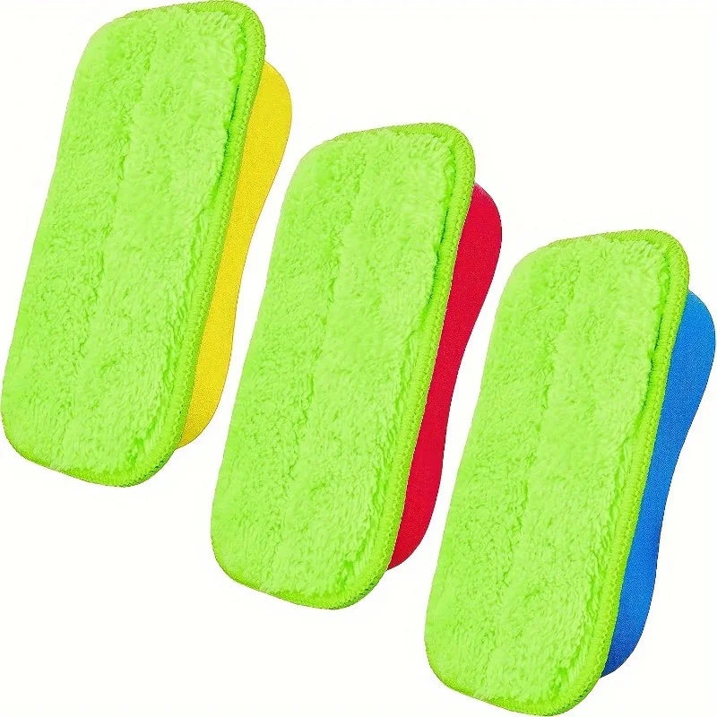 3-Pack Magnetic Washable Chalkboard & Whiteboard Erasers Chalkboard Eraser Set Babs