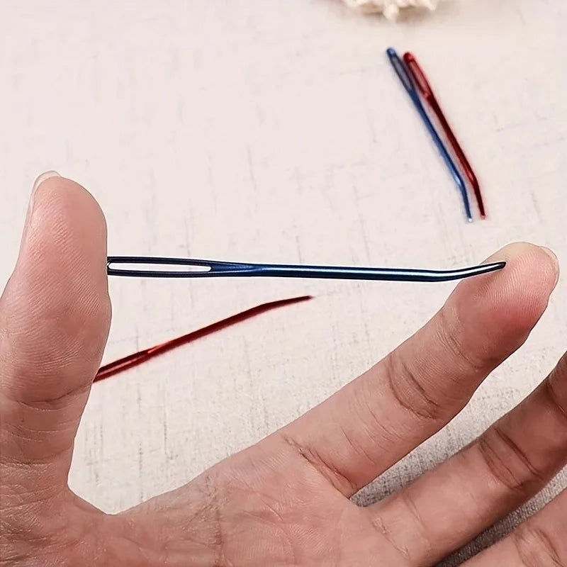 Big Eye Sewing Needles – Thick Hole Knitting & Tapestry Set Sewing Needles Babs