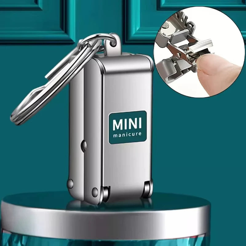 Foldable Mini Stainless Steel Nail Clipper & File – Keychain Nail Clipper Babs