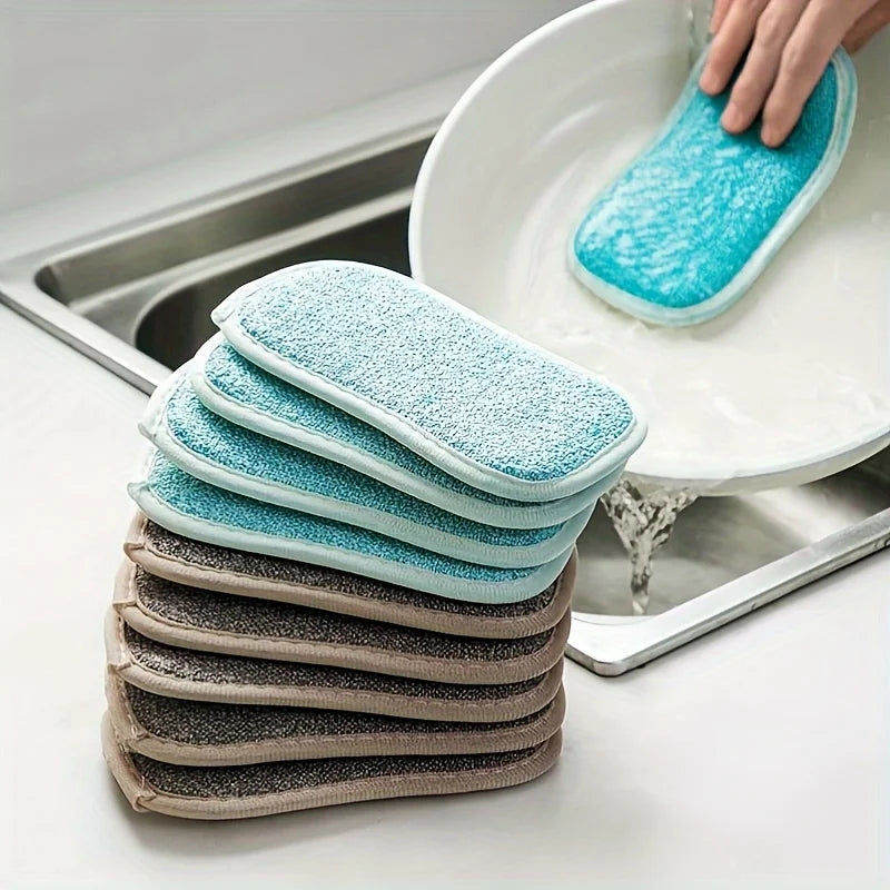 Non-Scratch Microfiber Scrub Sponges for Kitchen & Home Kitchen Scrub Sponge Babs