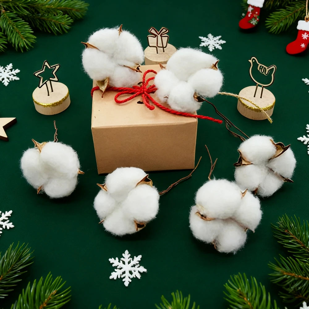 Artificial Cotton Ball Flowers 50/100 Pcs – Wedding & DIY Décor Artificial Flowers Babs
