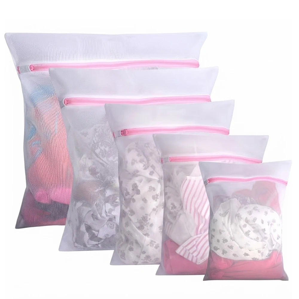5-Pack Mesh Laundry Bags for Delicates, Bras & Lingerie Mesh Laundry Bags Babs