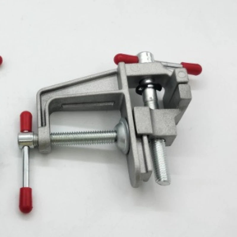 Mini Aluminum Table Vise for DIY Engraving & Model Making Mini Table Vise Babs Blue