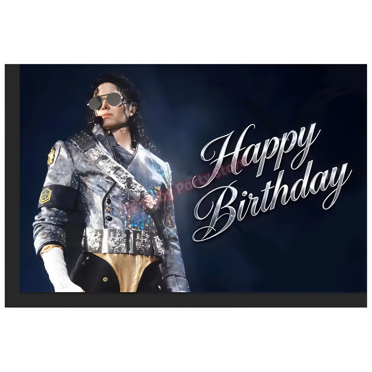 MJ Pop King Birthday Party Decorations – Balloon, Banner & Topper Party Decoration Set Babs 1pcs Backdrop