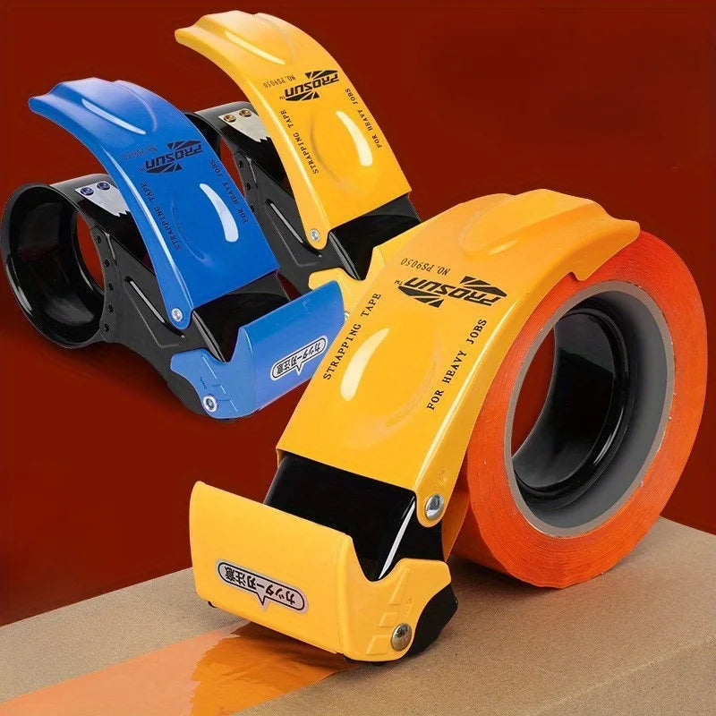 Heavy Duty Metal Tape Dispenser – Auto-Cut Box Sealing Tape Dispenser Babs