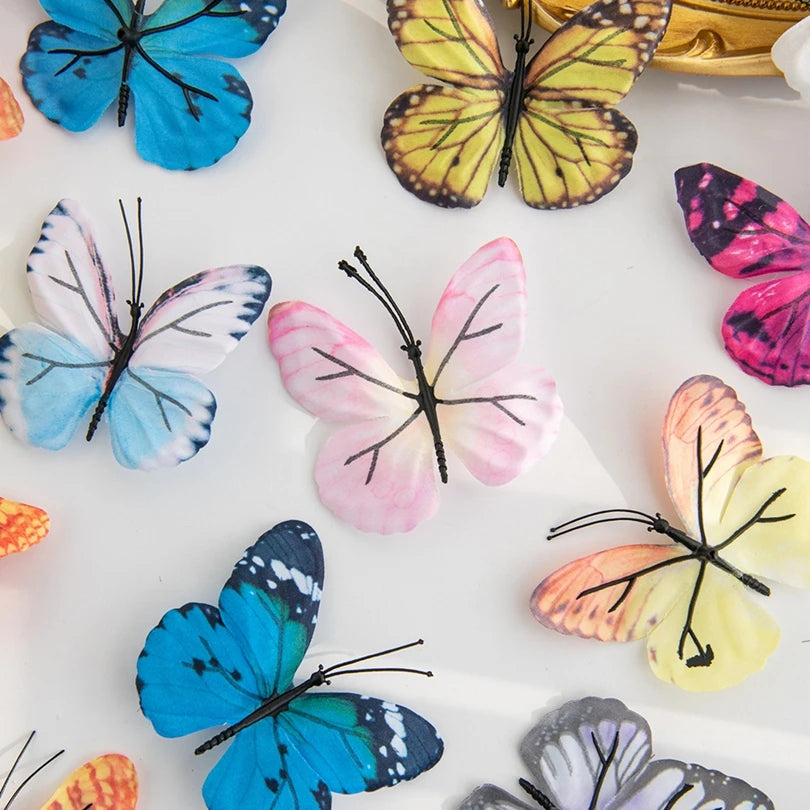 3D Silk Artificial Butterflies for Wedding & Home Décor Artificial Butterfly Décor Babs
