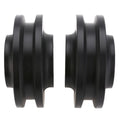 2PCS Barn Door Double Bearing Sliding Pulleys | Door Rollers Sliding Door Pulley Babs 2pcs