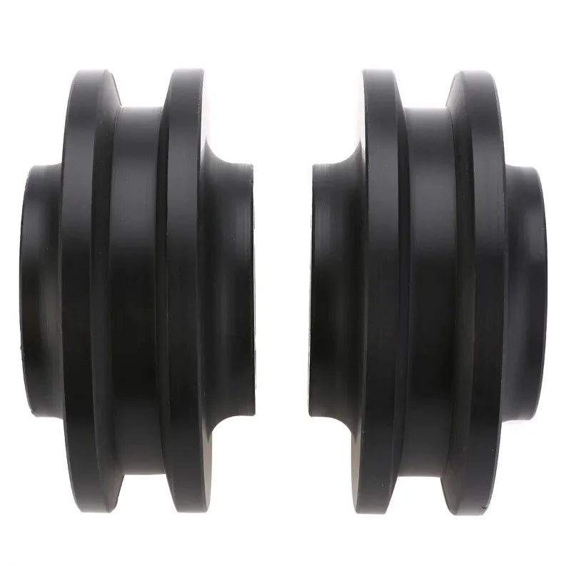 2PCS Barn Door Double Bearing Sliding Pulleys | Door Rollers Sliding Door Pulley Babs 2pcs
