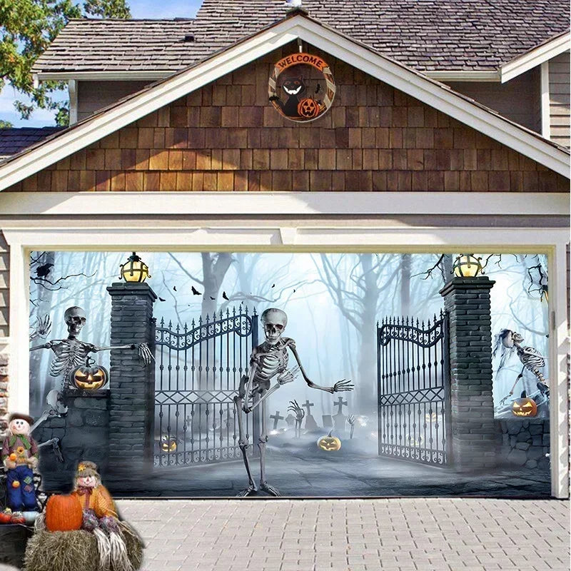 Halloween Backdrop Banner Tapestry – Scary Wall Hanging Decor Halloween Wall Tapestry Babs