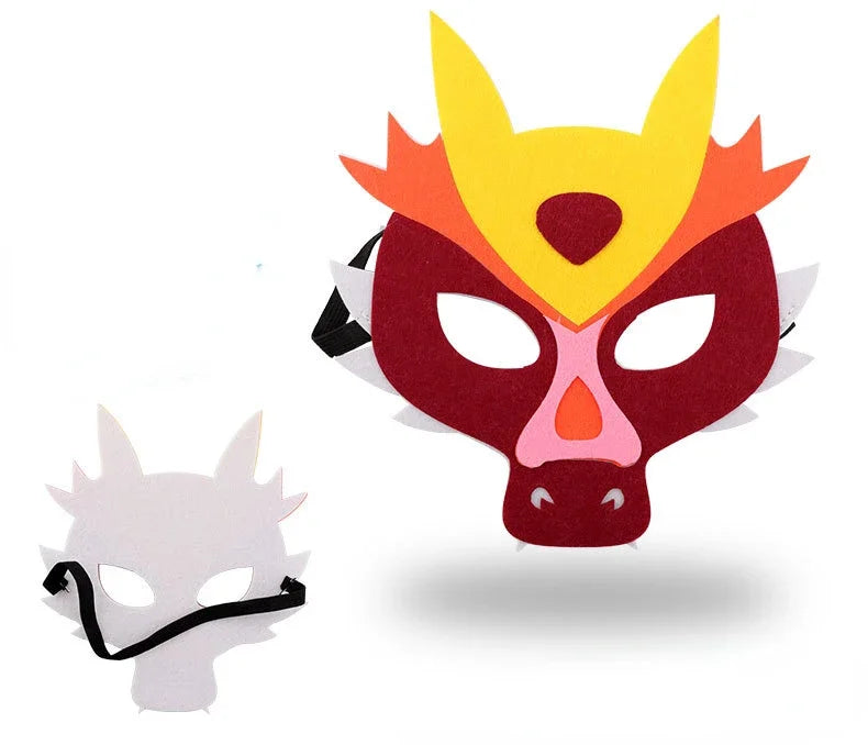 Kids Animal Felt Masks – Birthday, Cosplay & Forest Party Favors