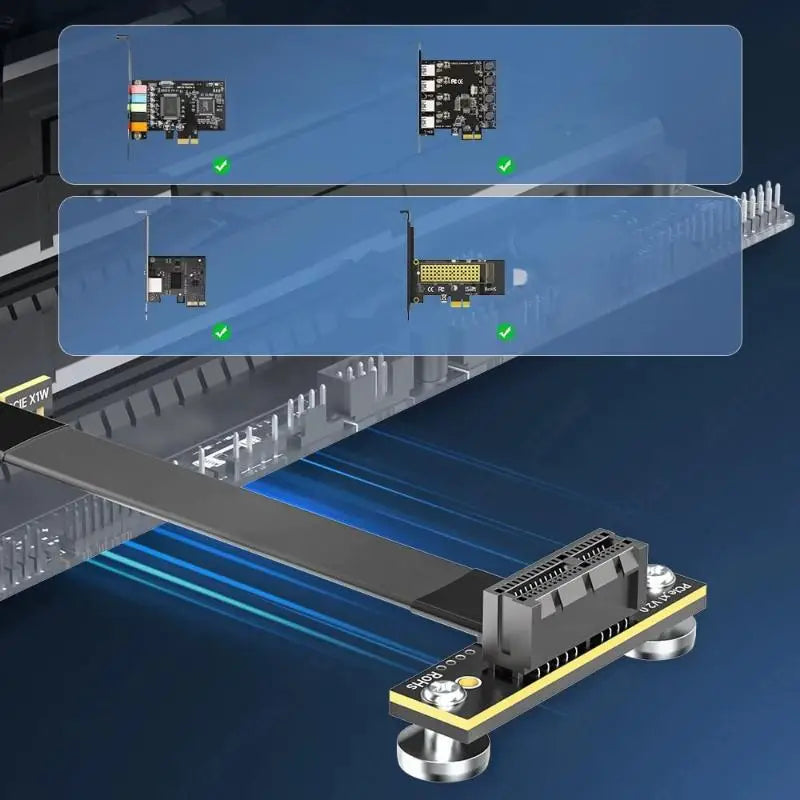 M.2 NVMe to PCIe X1 X4 X8 X16 Riser Card Extension Cable PCIe Riser Adapter Babs