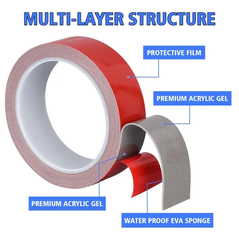 Super Strong Acrylic Foam Double Sided Tape – Gray 33m Double Sided Tape Babs