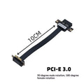 PCIe 3.0 x1 Riser Cable 90° Right Angle Extension Ribbon PCIe Riser Cable Babs B2
