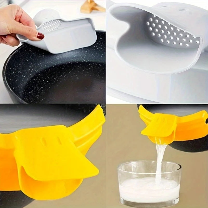 Anti-Spill Silicone Soup Pour Funnel | Easy Kitchen Pouring Kitchen Pour Funnel Babs