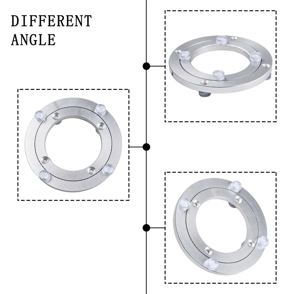 Aluminum Lazy Susan Rotating Bearing Turntable – 5" to 16" Lazy Susan Turntable Babs