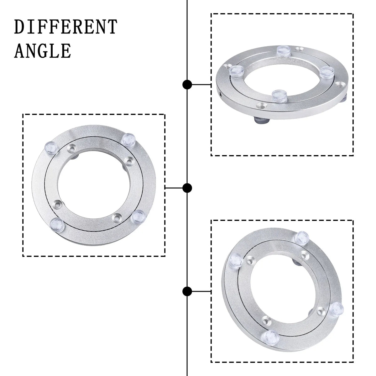 Aluminum Lazy Susan Rotating Bearing Turntable – 5" to 16" Lazy Susan Turntable Babs