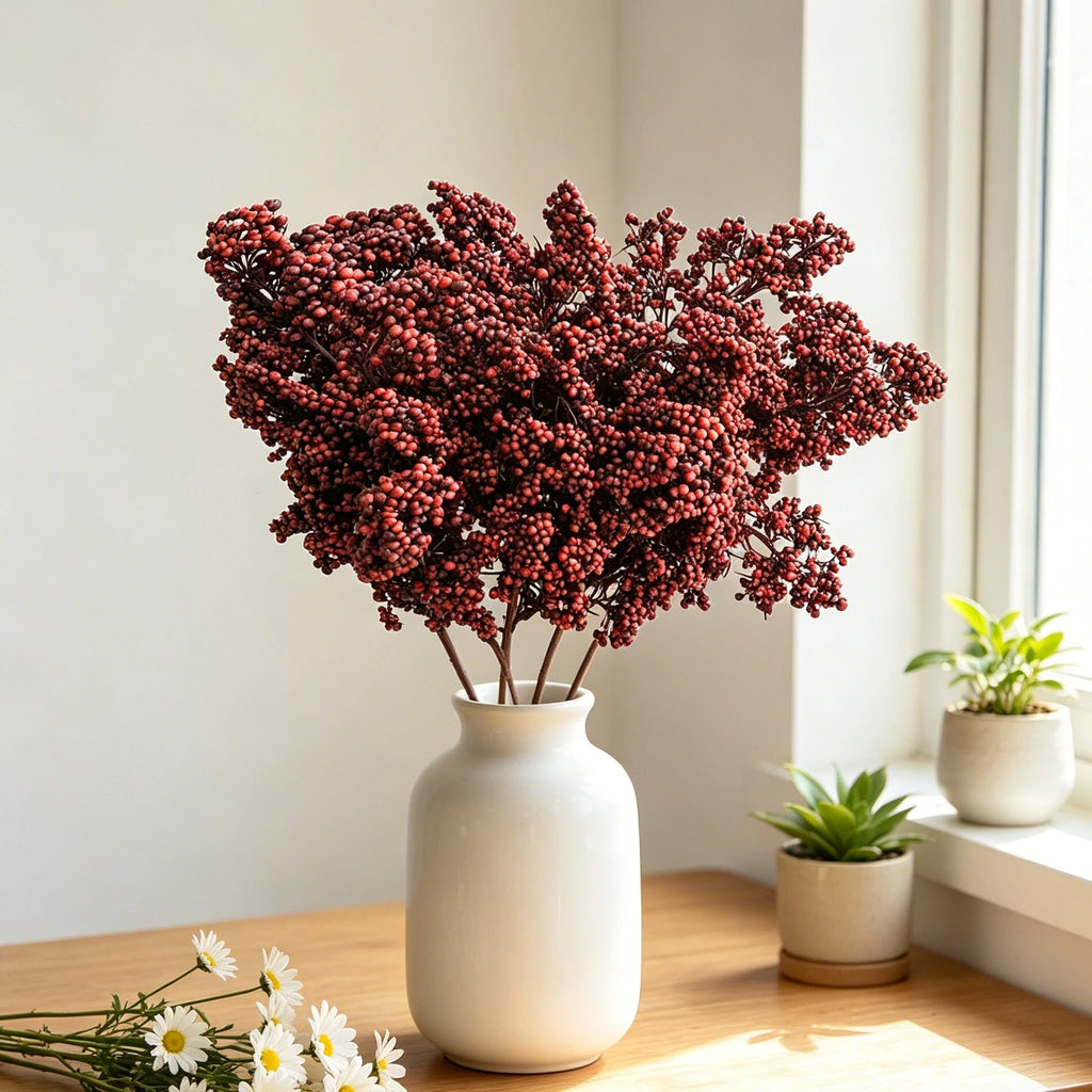 Artificial Winterberry Branch – Wedding & Home Floral Décor Artificial Floral Branch Babs