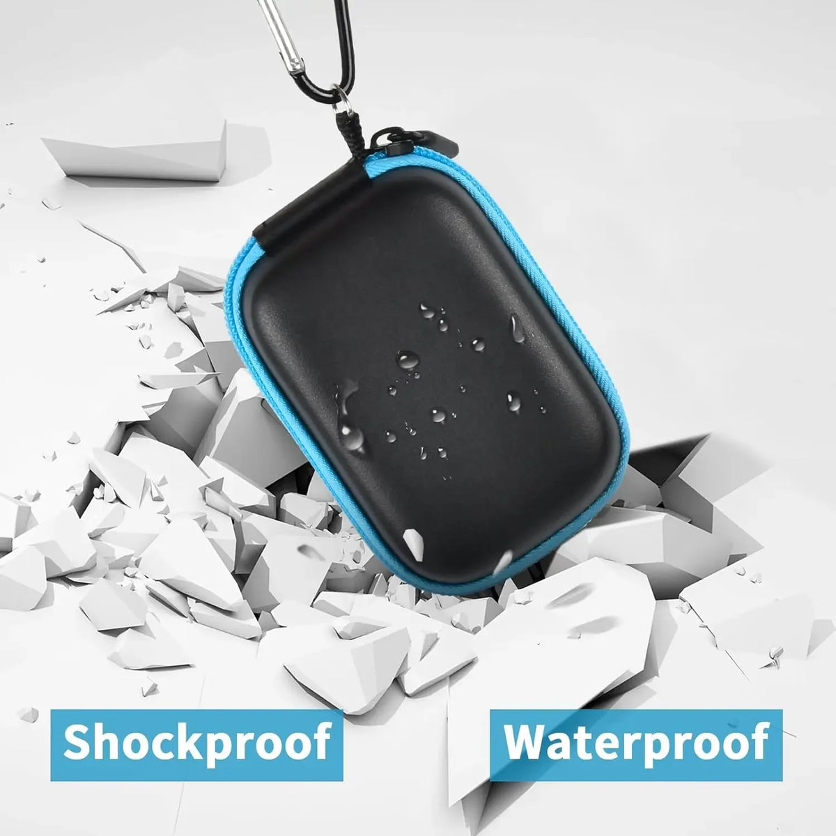 Carrying Case for Noxgear 39g Wearable Bluetooth Clip Speaker Speaker Carrying Case Babs