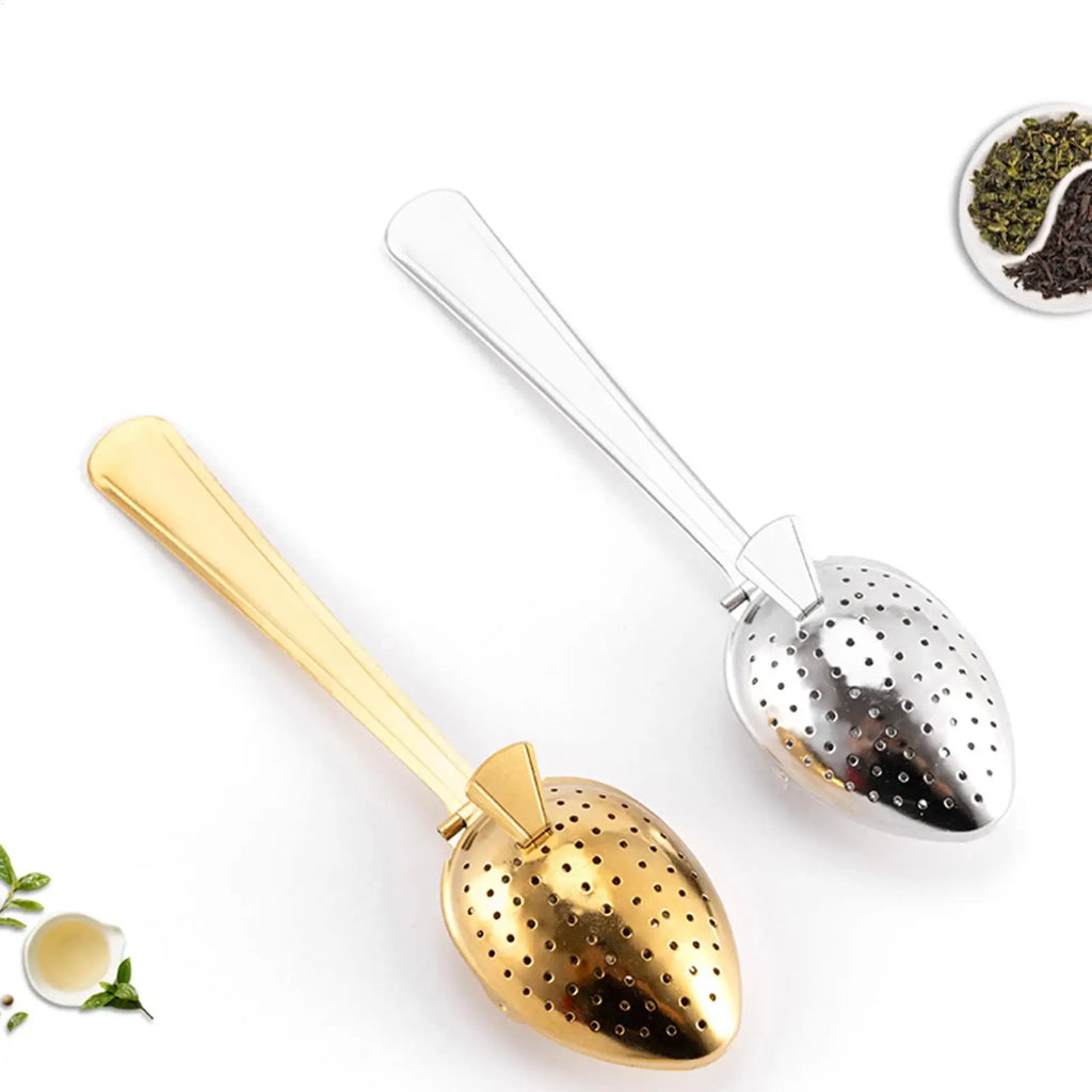 Stainless Steel Tea Infuser Spoon – Fine Mesh Loose Leaf Strainer Tea Infuser Spoon Babs