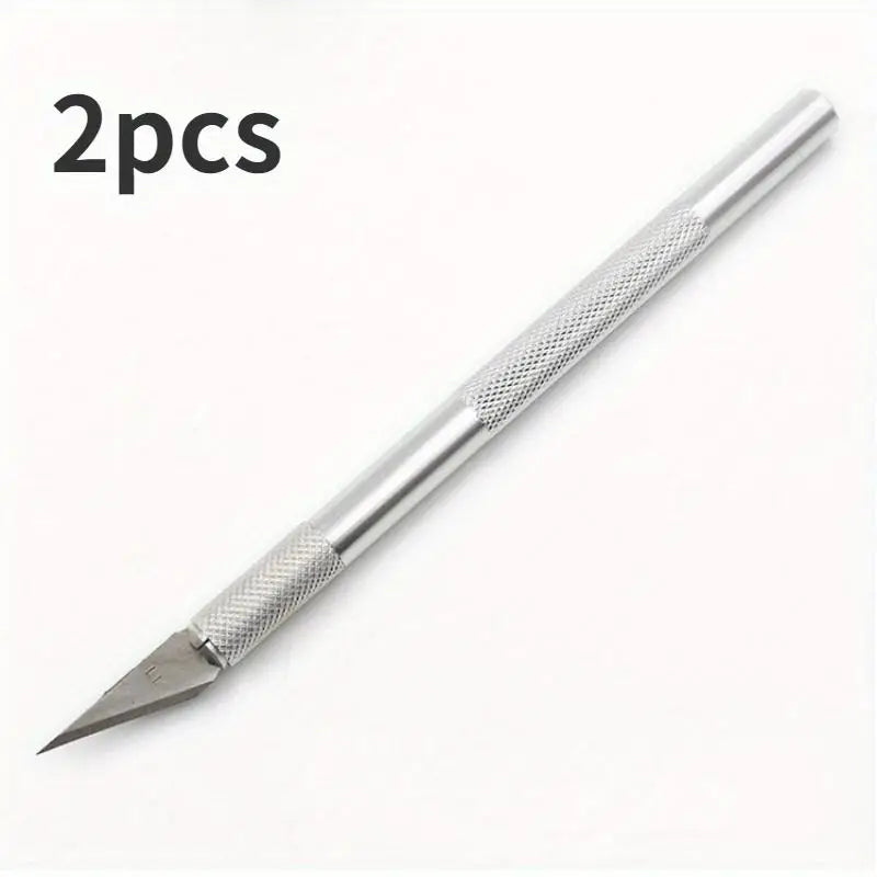 2pc Precision Hobby Knife Set with 5 Blades | Craft Cutting Hobby Knife Set Babs