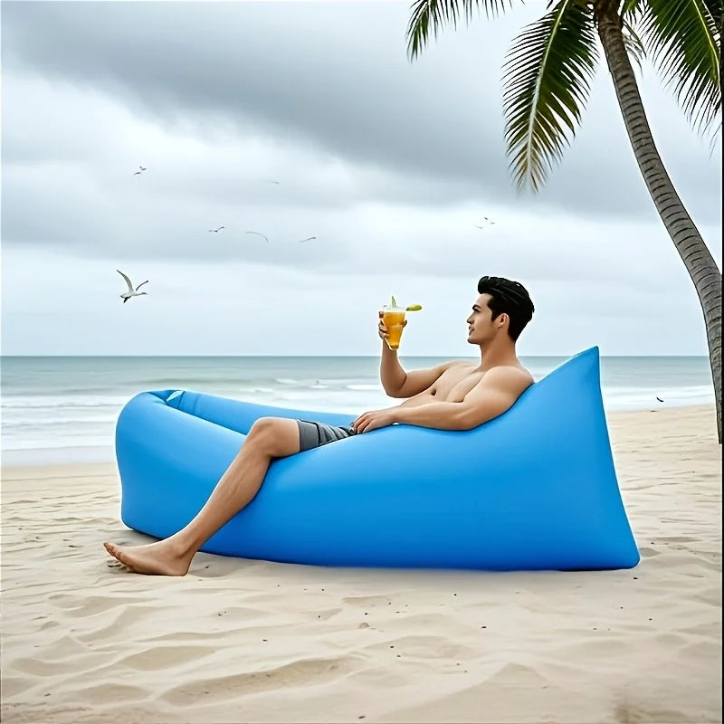 Inflatable Reclining Sofa Bed – Camping & Beach Air Lounger Inflatable Air Lounger Babs