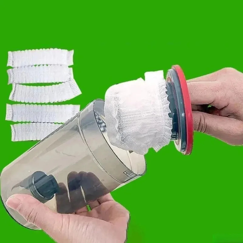 100-Pack Vacuum Cleaner Filter Covers – Non-Woven Fabric Vacuum Filter Cover Babs