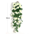 Artificial Silk Rose Vine Wall Hanging – Wedding & Home Décor Artificial Flower Vine Babs color 1 1pc
