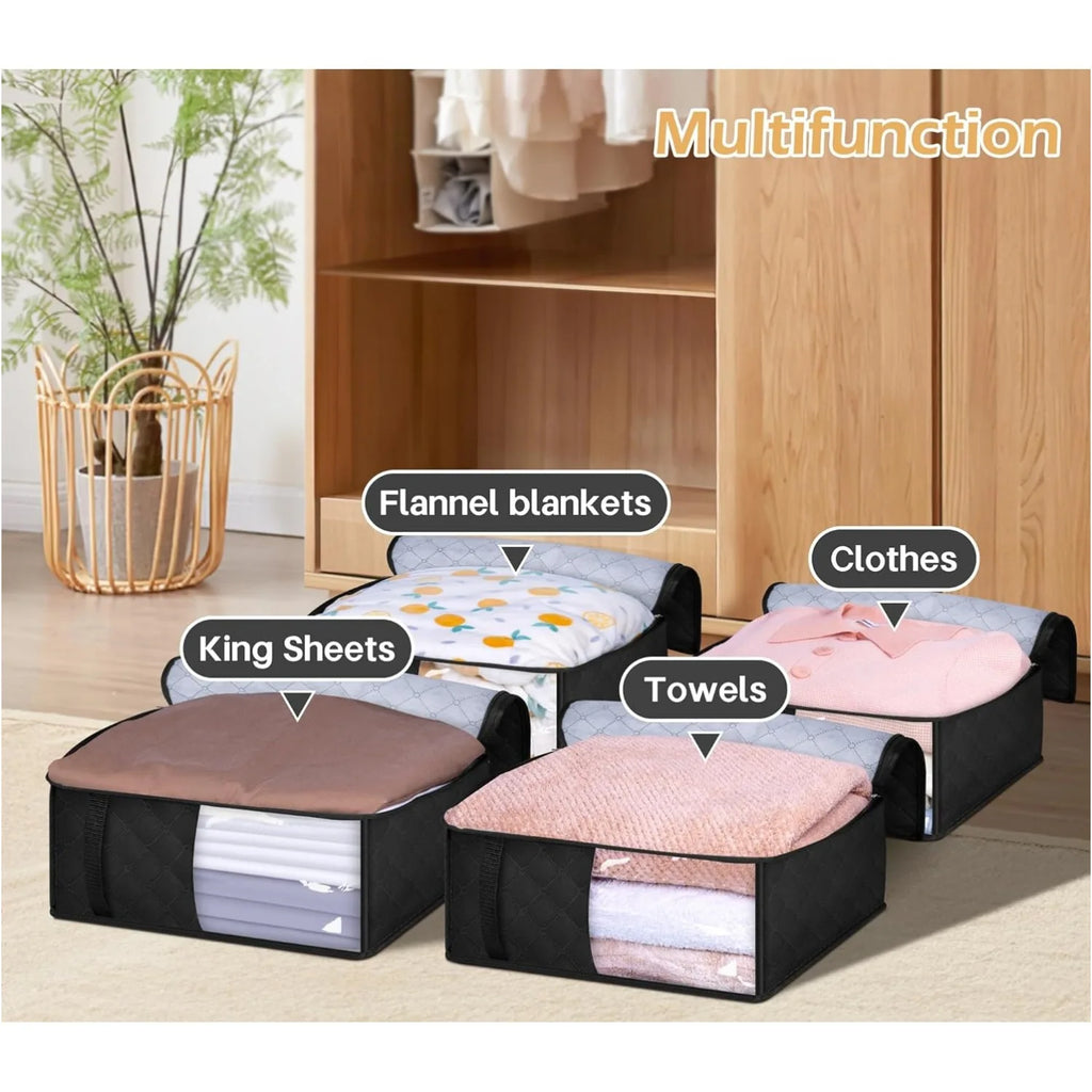 Foldable Fabric Storage Bag – Clothing & Blanket Organizer Fabric Storage Bag Babs