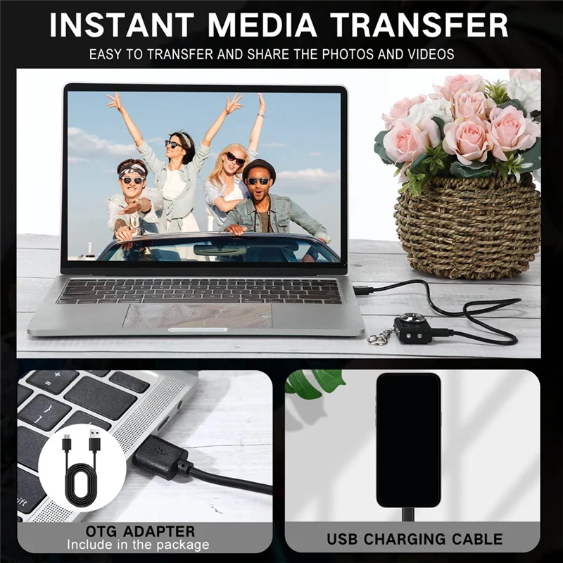 1080P Mini Keychain Camera – Portable CCD Digital Camcorder Mini Digital Camera Babs