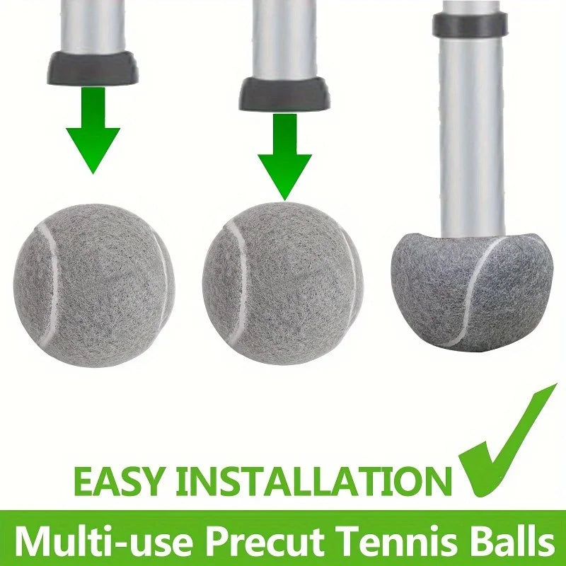Precut Walker Tennis Balls – Easy Install for Walkers & Furniture Walker Accessories Babs