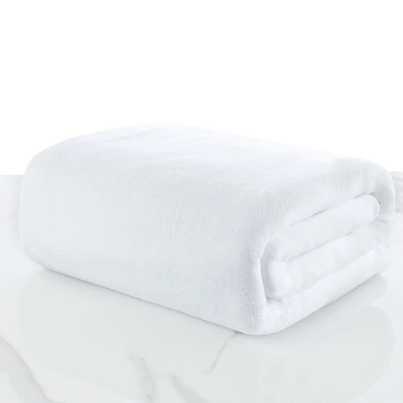 Super Large Thick Microfiber Bath Towel – Quick-Dry & Soft Microfiber Bath Towel Babs white 35X75CM