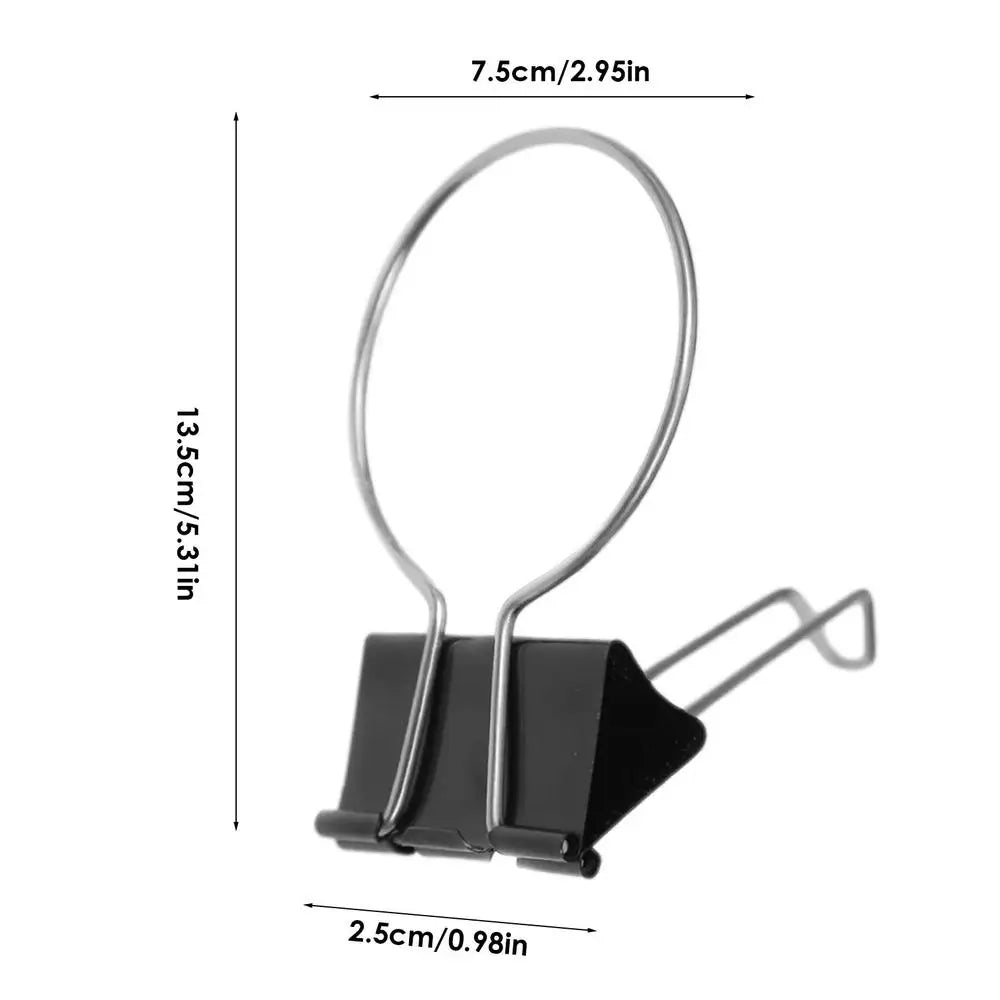 Clip-On Desk Cup Holder – Anti-Spill Clamp for Any Table Desk Cup Holder Babs Black 1pcs