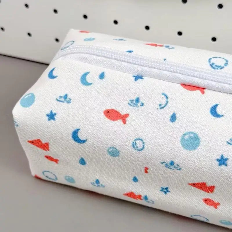 Graffiti Canvas Pencil Case – Large Capacity Stationery Pouch Canvas Pencil Case Babs