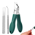 Eagle Beak Diagonal Nail Clippers Set of 3 – Thick Nail Care Nail Clipper Set Babs Style 1