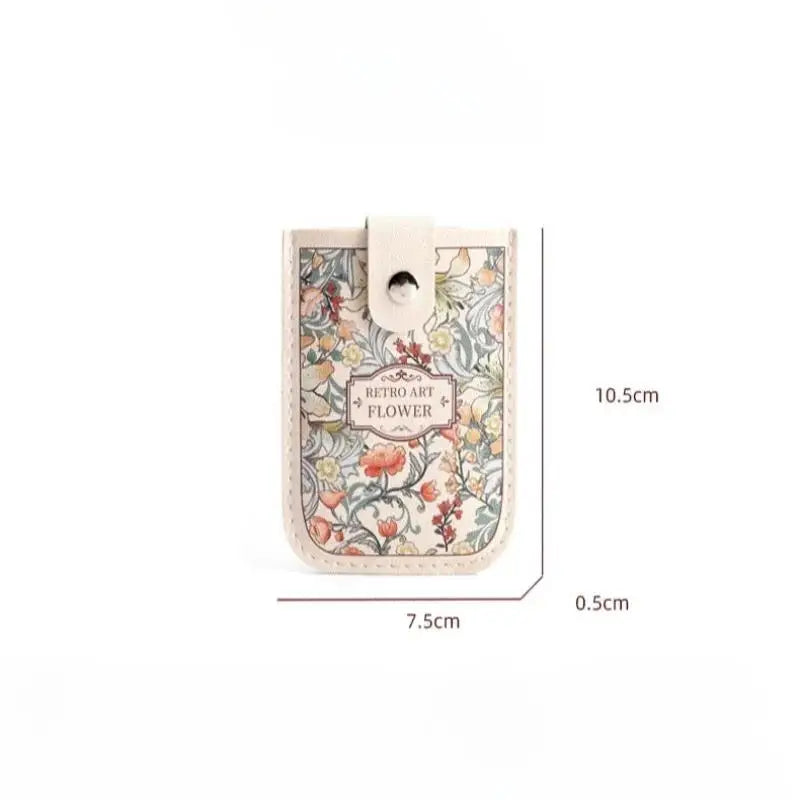 Slim Pull-Out Card Holder – 5 Slots Floral Wallet for Women Slim Card Holder Babs