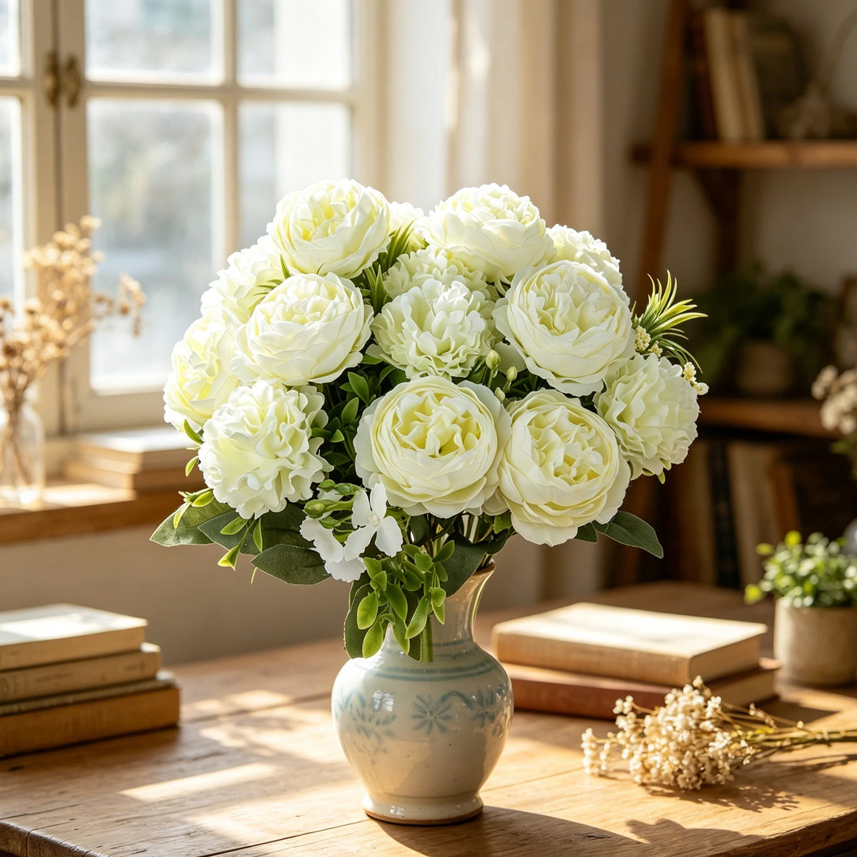 Artificial Chrysanthemum Bouquet – Wedding & Home Décor Artificial Flower Bouquet Babs
