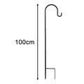 Shepherd Hook Garden Stake 90/100/120cm – Solar Lights & Bird Feeders Garden Shepherd Hook Babs 100cm