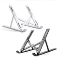 10-Speed Adjustable Folding Laptop Stand | Tablet & Phone Holder Laptop Stand Babs white