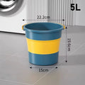 Collapsible Folding Bucket 5L/10L – Portable PVC Water Container Collapsible Bucket Babs 5L