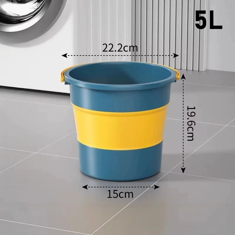 Collapsible Folding Bucket 5L/10L – Portable PVC Water Container Collapsible Bucket Babs 5L
