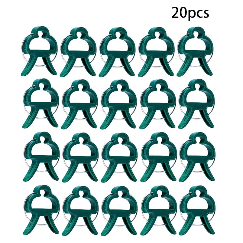 20Pcs Reusable Plant Support Clips for Vines, Stems & Seedlings Plant Support Clips Babs large size20pcs